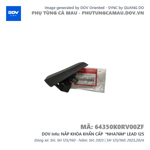 NẮP KHÓA KHẨN CẤP  *NHA76M* LEAD 125 — 64350K0RV00ZF