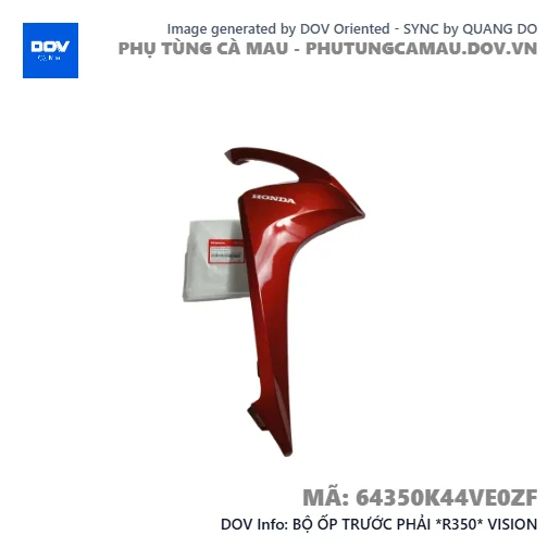 BỘ ỐP TRƯỚC PHẢI *R350* VISION — 64350K44VE0ZF