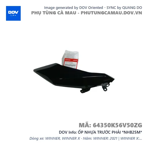 ỐP NHỰA TRƯỚC PHẢI *NHB25M*  — 64350K56V50ZG