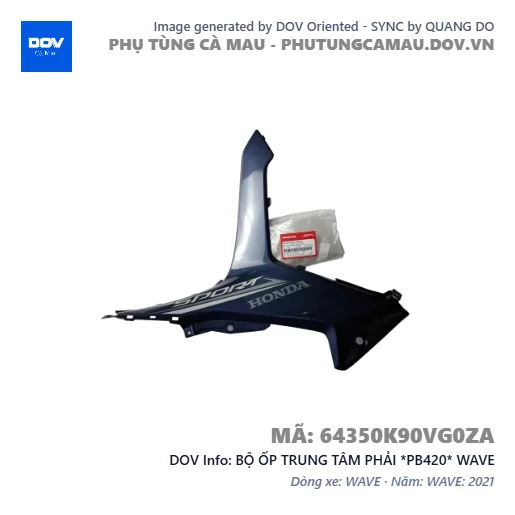 BỘ ỐP TRUNG TÂM PHẢI *PB420* WAVE — 64350K90VG0ZA