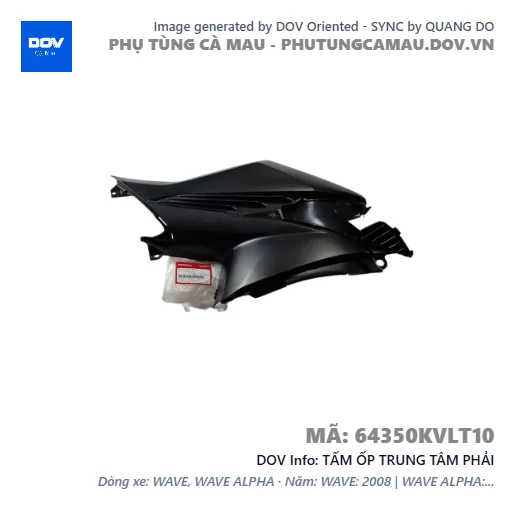 TẤM ỐP TRUNG TÂM PHẢI  — 64350KVLT10