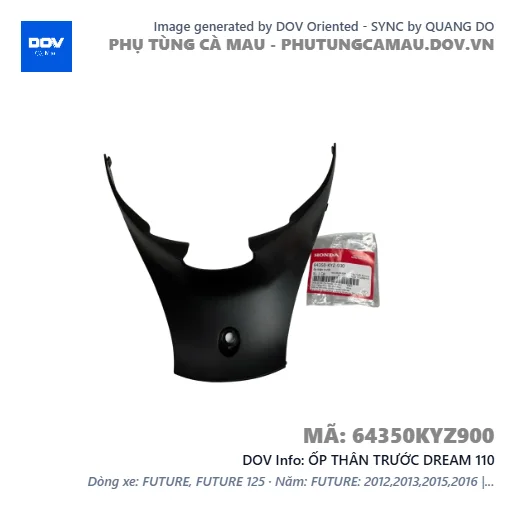 ỐP THÂN TRƯỚC DREAM 110 — 64350KYZ900