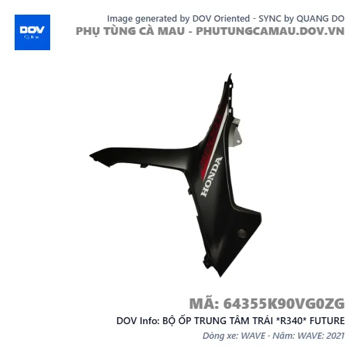 BỘ ỐP TRUNG TÂM TRÁI *R340* FUTURE — 64355K90VG0ZG