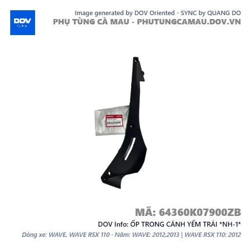 ỐP TRONG CÁNH YẾM TRÁI *NH-1*  — 64360K07900ZB