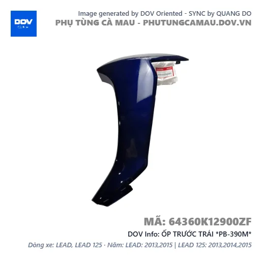 ỐP TRƯỚC TRÁI *PB-390M*  — 64360K12900ZF