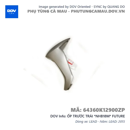 ỐP TRƯỚC TRÁI *NHB18M* FUTURE — 64360K12900ZP