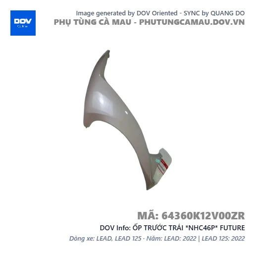 ỐP TRƯỚC TRÁI *NHC46P* FUTURE — 64360K12V00ZR