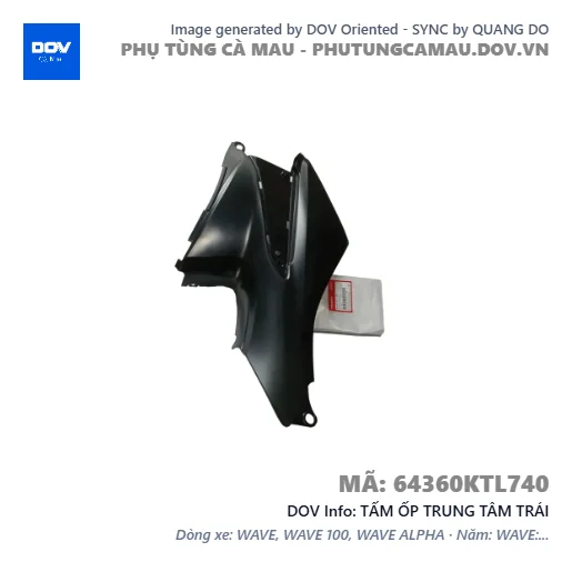 TẤM ỐP TRUNG TÂM TRÁI — 64360KTL740