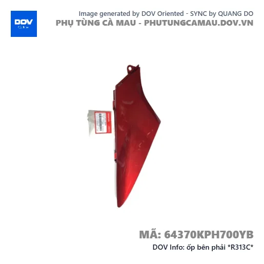 ốp bên phải *R313C*  — 64370KPH700YB