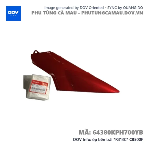 ốp bên trái *R313C* CB500F — 64380KPH700YB