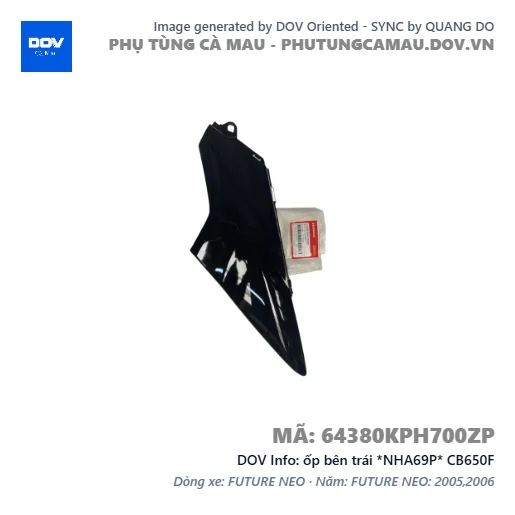 ốp bên trái *NHA69P* CB650F — 64380KPH700ZP