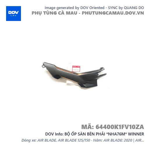 BỘ ỐP SÀN BÊN PHẢI *NHA76M* WINNER — 64400K1FV10ZA