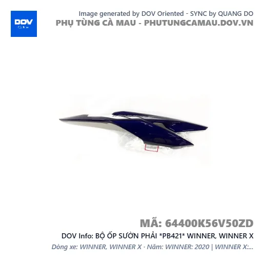 BỘ ỐP SƯỜN PHẢI *PB421* WINNER, WINNER X — 64400K56V50ZD