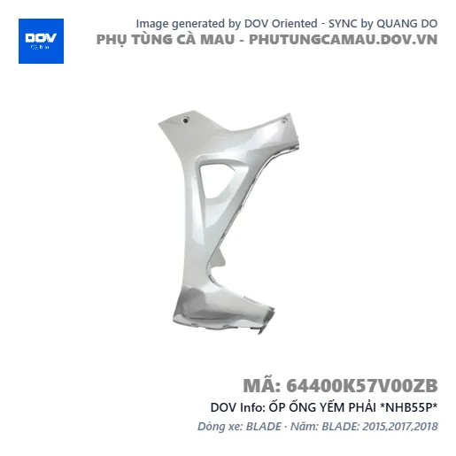 ỐP ỐNG YẾM PHẢI *NHB55P*  — 64400K57V00ZB