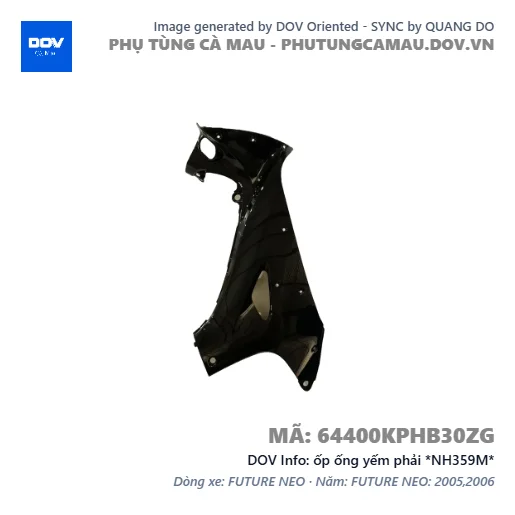 ốp ống yếm phải *NH359M*  — 64400KPHB30ZG
