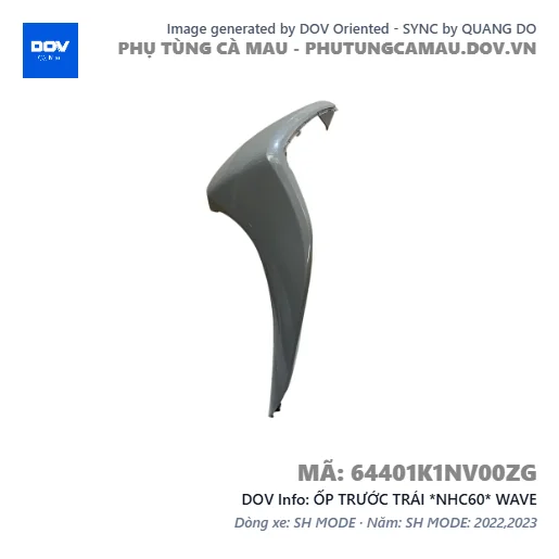 ỐP TRƯỚC TRÁI *NHC60* WAVE — 64401K1NV00ZG