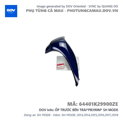 ỐP TRƯỚC BÊN TRÁI*PB390M* SH MODE — 64401K29900ZE