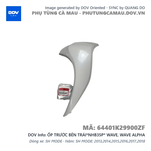ỐP TRƯỚC BÊN TRÁI*NHB35P* WAVE, WAVE ALPHA — 64401K29900ZF