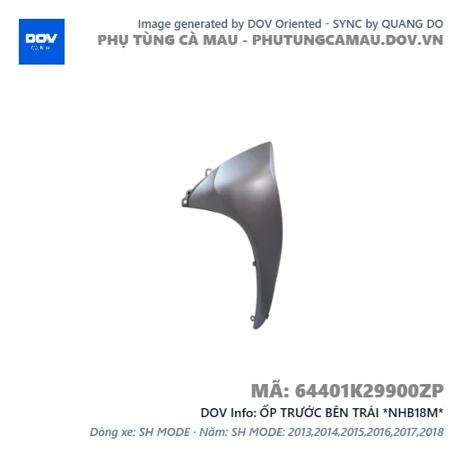 ỐP TRƯỚC BÊN TRÁI *NHB18M* — 64401K29900ZP