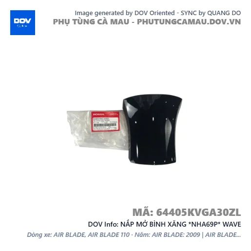 NẮP MỞ BÌNH XĂNG *NHA69P* WAVE — 64405KVGA30ZL
