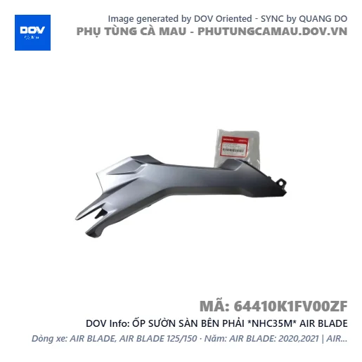 ỐP SƯỜN SÀN BÊN PHẢI *NHC35M* AIR BLADE — 64410K1FV00ZF