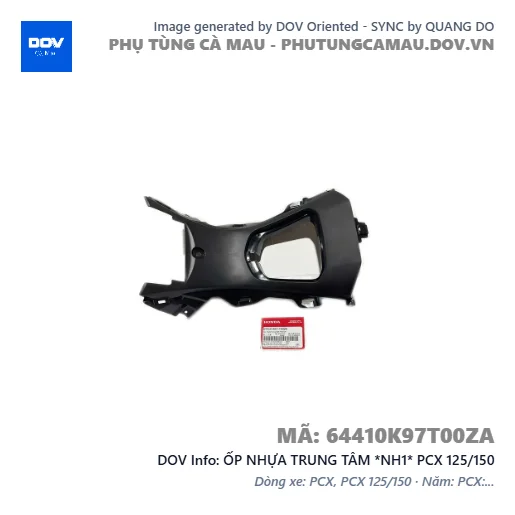 ỐP NHỰA TRUNG TÂM *NH1* PCX 125/150 — 64410K97T00ZA