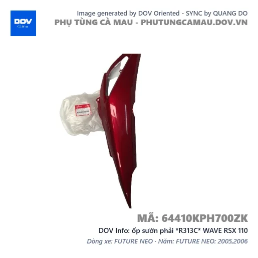 ốp sườn phải *R313C* WAVE RSX 110 — 64410KPH700ZK