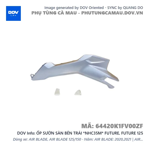 ỐP SƯỜN SÀN BÊN TRÁI *NHC35M* FUTURE, FUTURE 125 — 64420K1FV00ZF