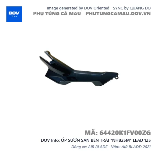 ỐP SƯỜN SÀN BÊN TRÁI *NHB25M* LEAD 125 — 64420K1FV00ZG