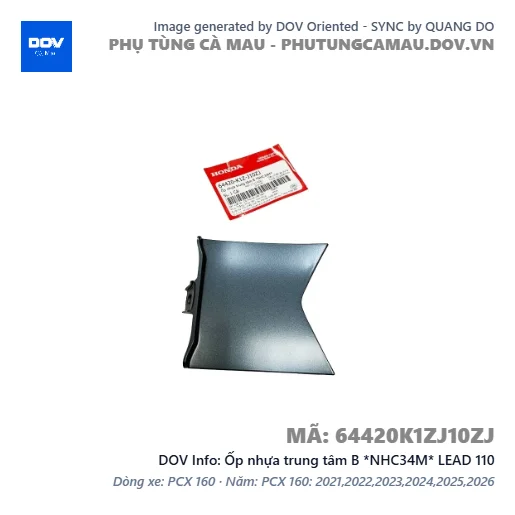Ốp nhựa trung tâm B *NHC34M* LEAD 110 — 64420K1ZJ10ZJ