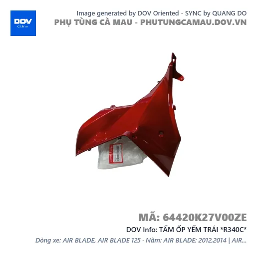 TẤM ỐP YẾM TRÁI *R340C*  — 64420K27V00ZE