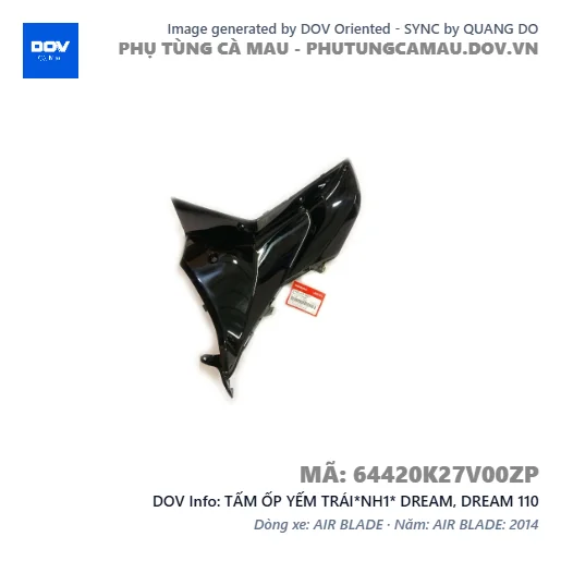 TẤM ỐP YẾM TRÁI*NH1* DREAM, DREAM 110 — 64420K27V00ZP