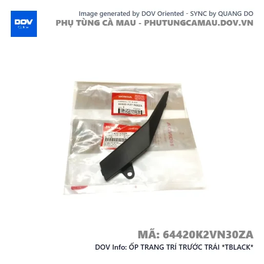 ỐP TRANG TRÍ TRƯỚC TRÁI *TBLACK*  — 64420K2VN30ZA