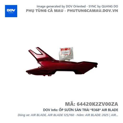 ỐP SƯỜN SÀN TRÁI *R368* AIR BLADE — 64420K2ZV00ZA