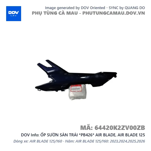 ỐP SƯỜN SÀN TRÁI *PB426* AIR BLADE, AIR BLADE 125 — 64420K2ZV00ZB