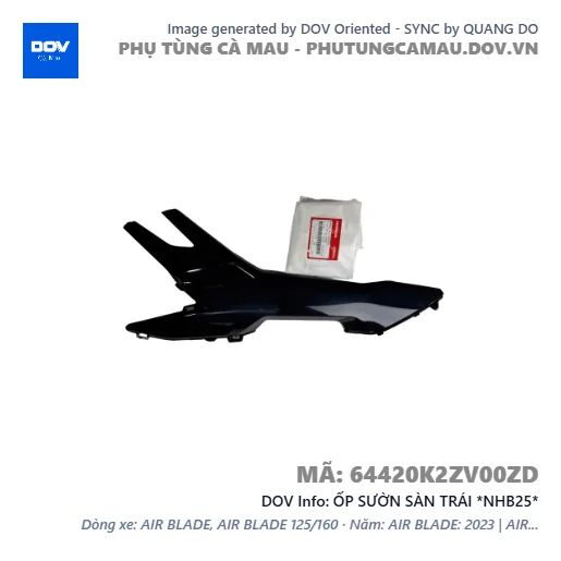 ỐP SƯỜN SÀN TRÁI *NHB25*  — 64420K2ZV00ZD