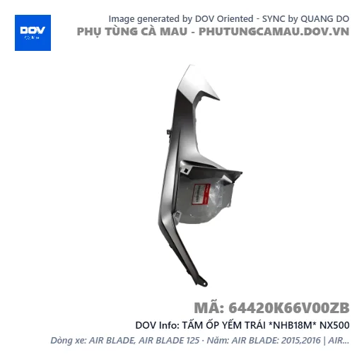 TẤM ỐP YẾM TRÁI *NHB18M* NX500 — 64420K66V00ZB