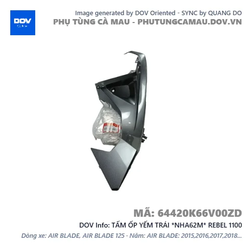 TẤM ỐP YẾM TRÁI *NHA62M* REBEL 1100 — 64420K66V00ZD