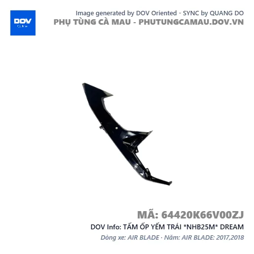 TẤM ỐP YẾM TRÁI *NHB25M* DREAM — 64420K66V00ZJ
