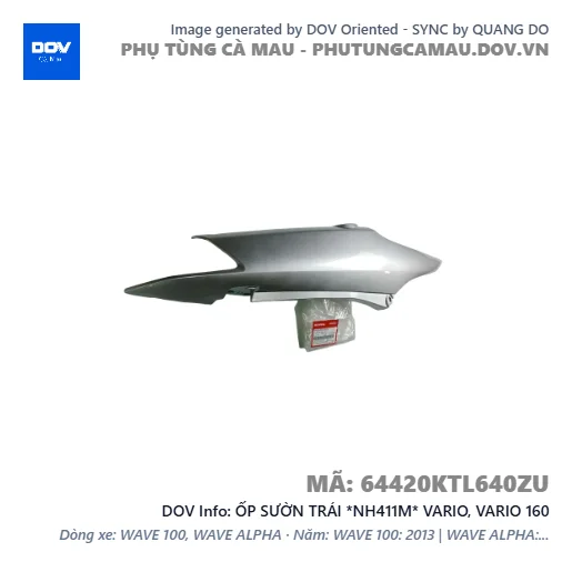 ỐP SƯỜN TRÁI *NH411M* VARIO, VARIO 160 — 64420KTL640ZU