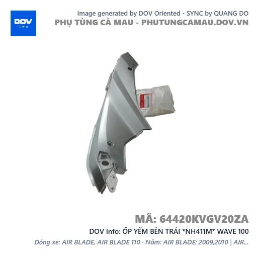 ỐP YẾM BÊN TRÁI *NH411M* WAVE 100 — 64420KVGV20ZA