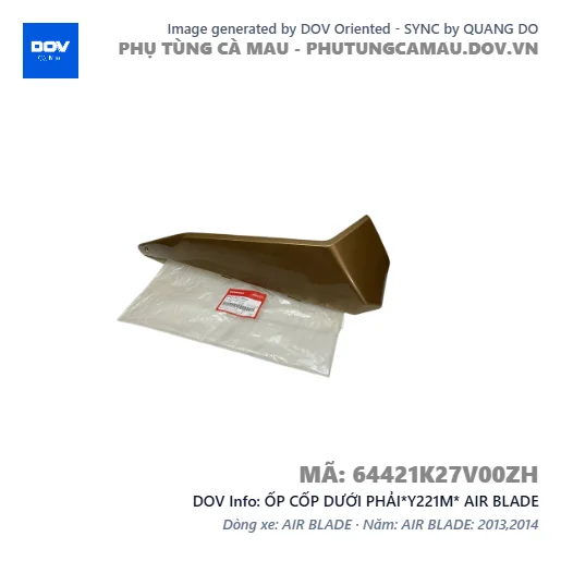 ỐP CỐP DƯỚI PHẢI*Y221M* AIR BLADE — 64421K27V00ZH