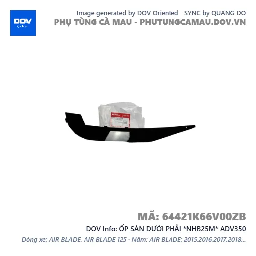 ỐP SÀN DƯỚI PHẢI *NHB25M* ADV350 — 64421K66V00ZB
