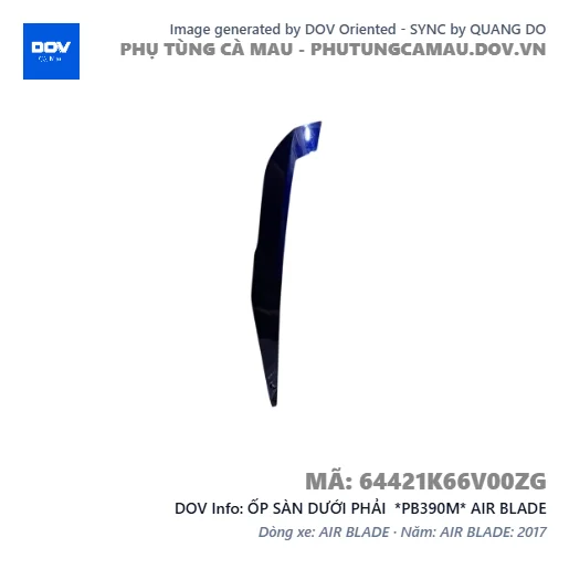 ỐP SÀN DƯỚI PHẢI  *PB390M* AIR BLADE — 64421K66V00ZG