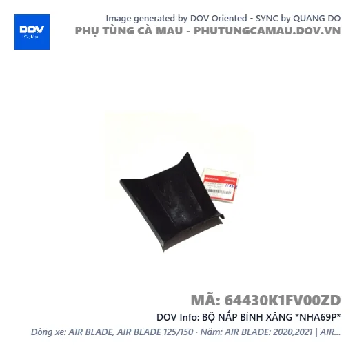 BỘ NẮP BÌNH XĂNG *NHA69P*  — 64430K1FV00ZD