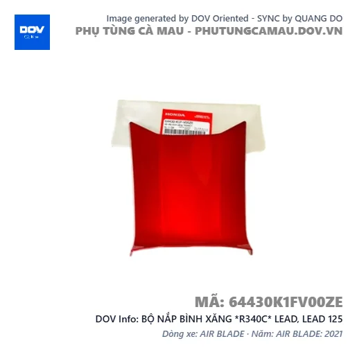 BỘ NẮP BÌNH XĂNG *R340C* LEAD, LEAD 125 — 64430K1FV00ZE