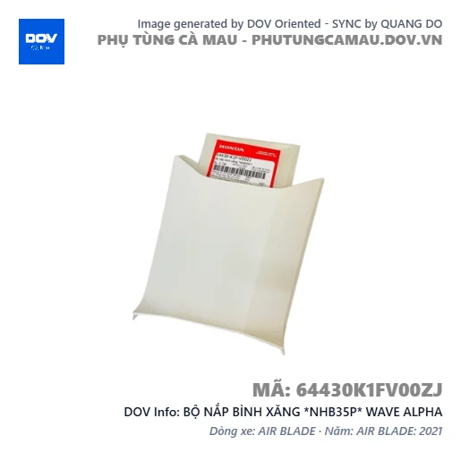 BỘ NẮP BÌNH XĂNG *NHB35P* WAVE ALPHA — 64430K1FV00ZJ