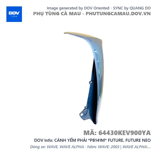 CÁNH YẾM PHẢI *PB141M* FUTURE, FUTURE NEO — 64430KEV900YA