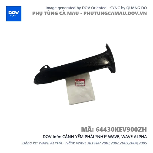CÁNH YẾM PHẢI *NH1* WAVE, WAVE ALPHA — 64430KEV900ZH