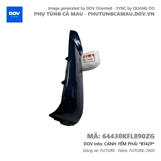 CÁNH YẾM PHẢI *B142P*  — 64430KFL890ZG